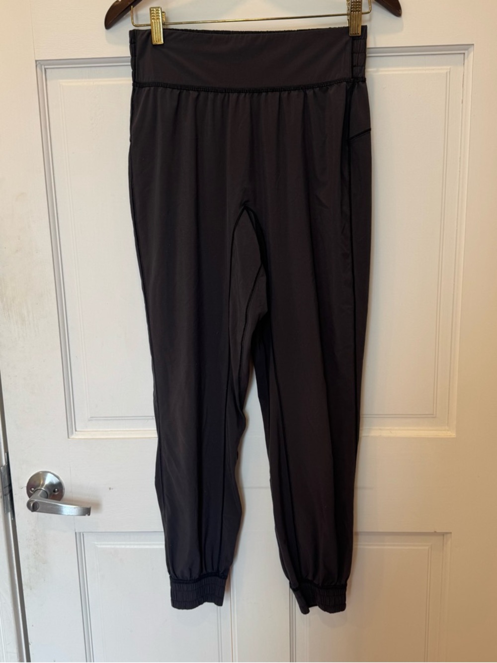 Lululemon Sun Setter High-Rise Jogger 26" Dark Grey Lightweight Yoga Pants 6